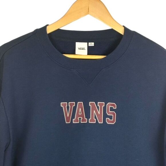 VANS Academy Colorblock Crop Crew *Navy/Cream - Picture 3 of 9